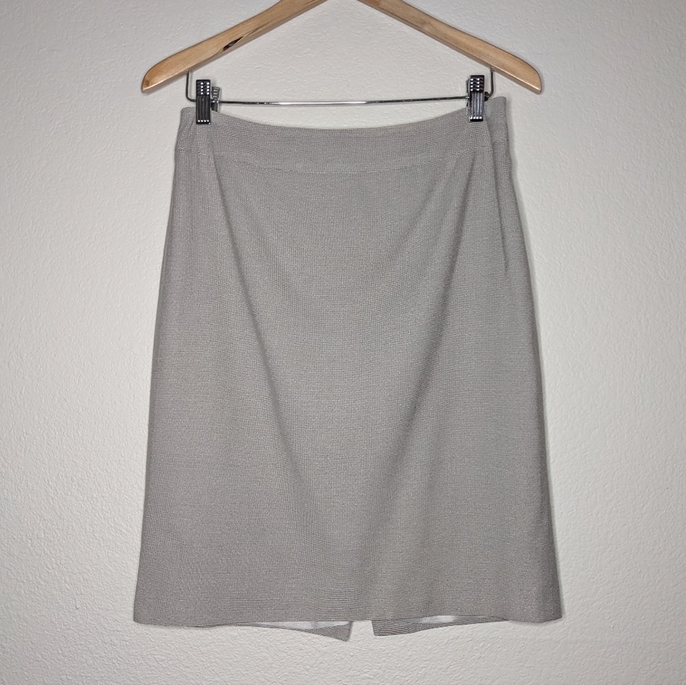 Armani Collezioni Gray Womens Office Siren Knee Length Pencil Skirt 6 S